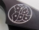 1/32" ball engraving (0.0025" deep)